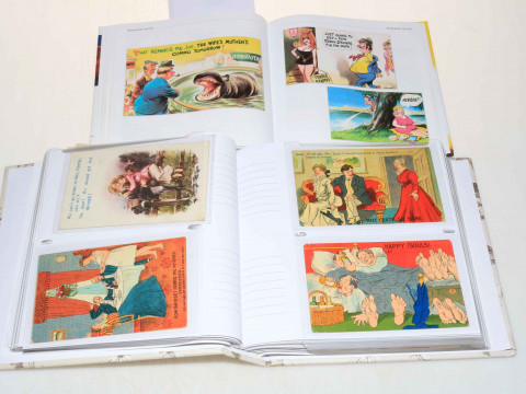Collection of humorous seaside and artist signed postcards including saucy...