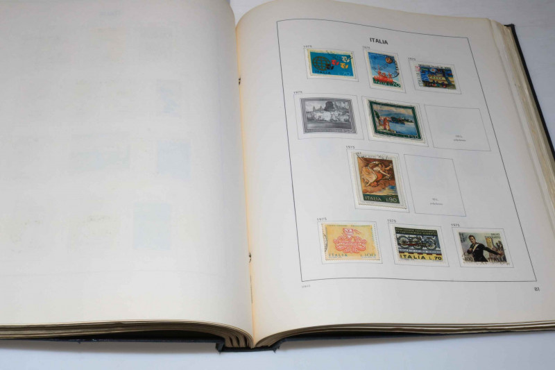 Album of Italian stamps.