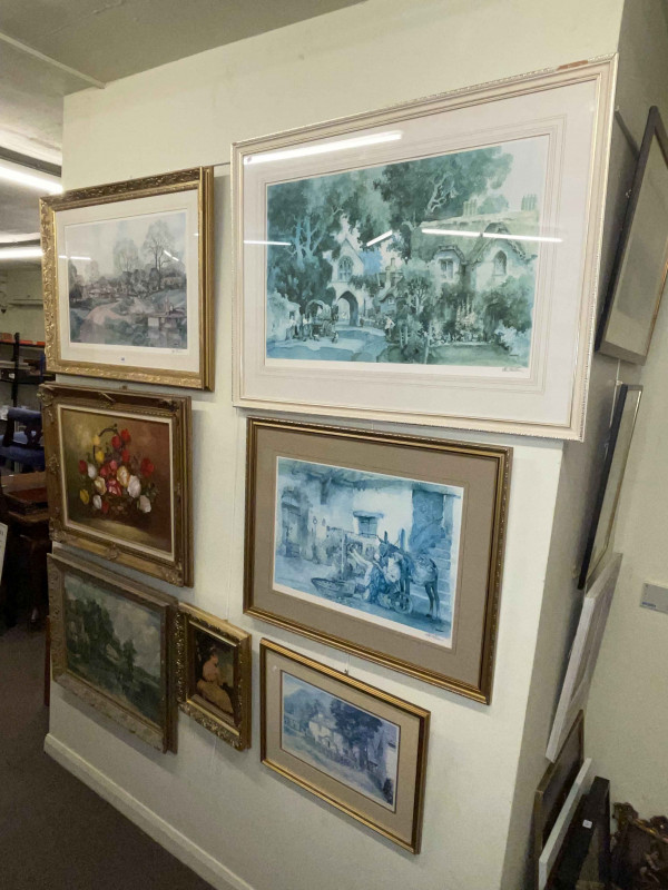 Collection of seven various prints including three Sturgeon, Judy Boyes, etc.