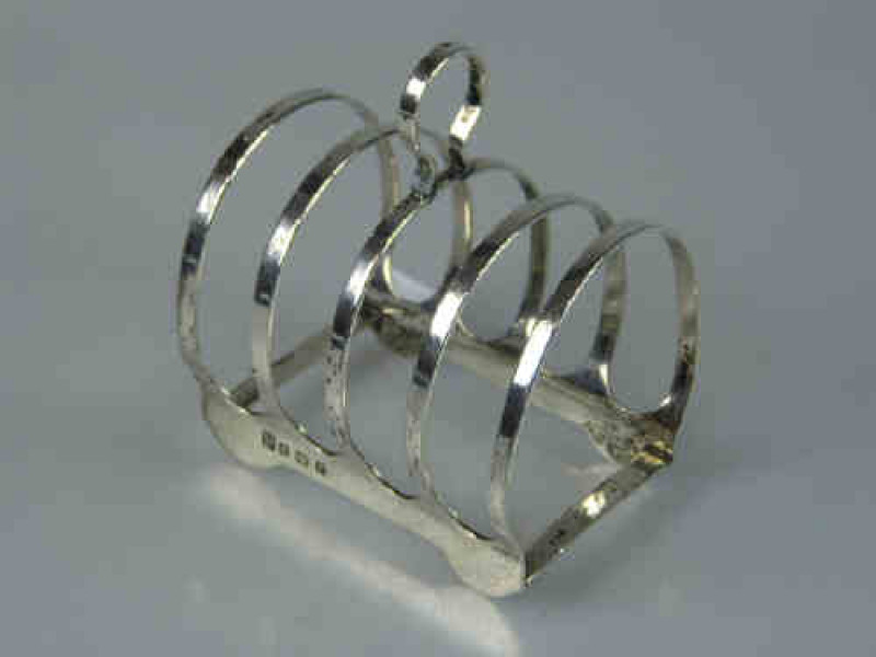 Silver Five Bar Toast Rack