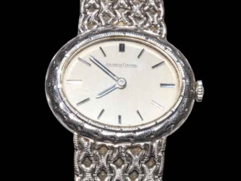 Jaeger-LeCoultre 18 carat white gold bracelet watch, model number 19051,...