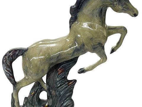 Anita Harris Studio 'Riding High', with certificate, 40cm.