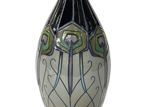 Moorcroft Pottery 'Peacock Parade', dated 2012, 24cm.