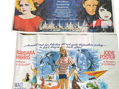Four original British Quad film posters, Freaky Friday, Letter to Breztinev, Return to Oz and Turkey Shoot, all 30 by 40 inches. thumbnail