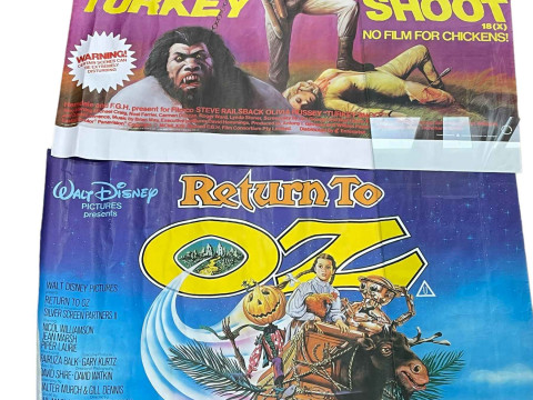 Four original British Quad film posters, Freaky Friday, Letter to Breztinev,...