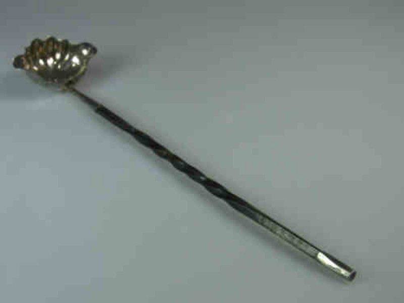 George III Silver and Baleen Stem Punch Ladle, 1774