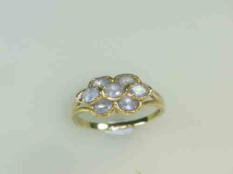 10ct Gold Dress Ring, Size P 1/2