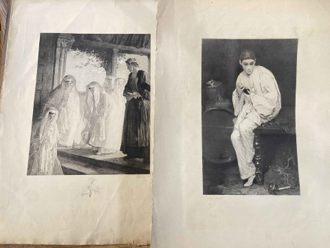 Collection of six lithographs including Ballet Dancer. thumbnail