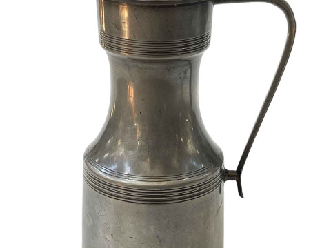 Pewter Tappit Hen, 28cm.
