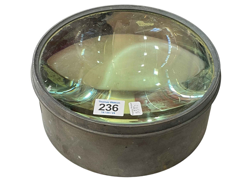 Condenser lense, 22cm diameter.
