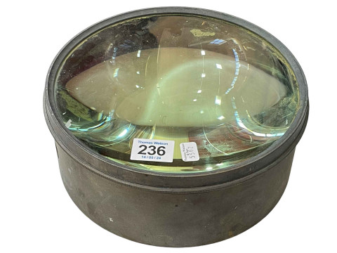 Condenser lense, 22cm diameter.