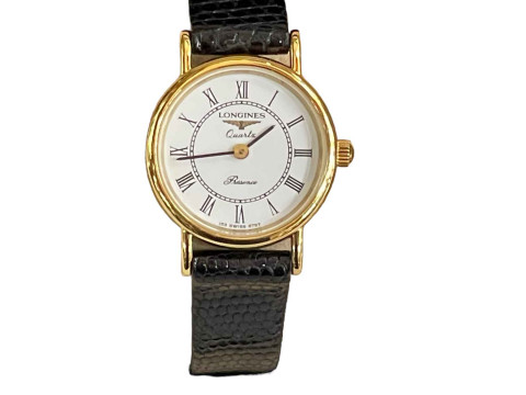 Longines ladies Presence wristwatch with certificate and box. thumbnail