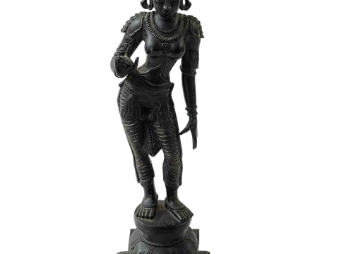 Bronze figure of Parvati, 31cm.