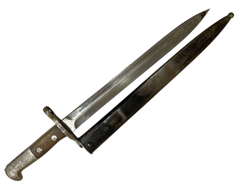 Elsener Schwyz bayonet and scabbard 985357. Blade is 30cm.