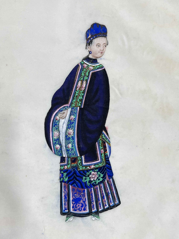 Album of Chinese pith paintings.