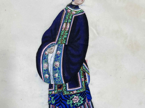 Album of Chinese pith paintings. thumbnail
