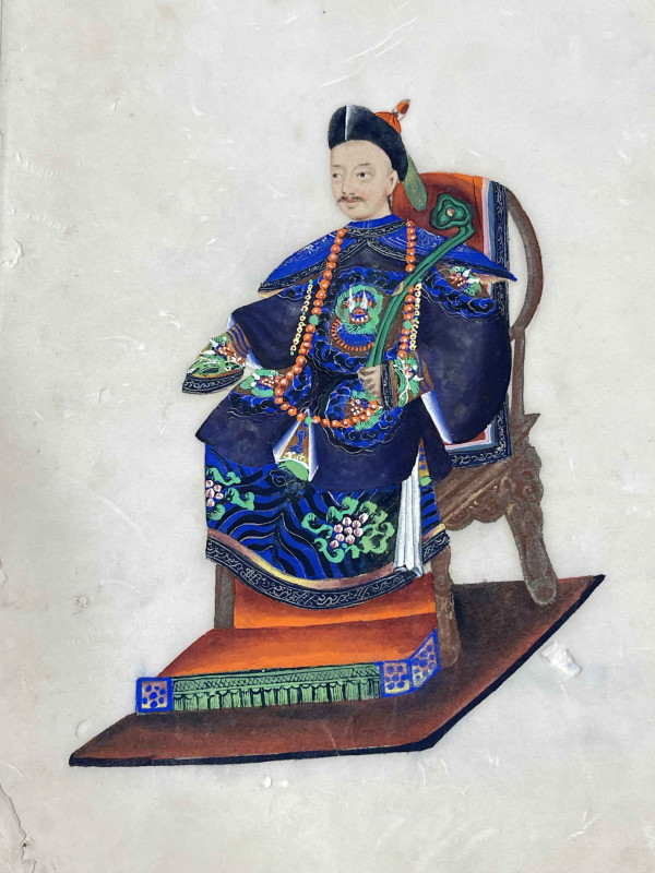 Album of Chinese pith paintings.