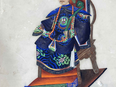 Album of Chinese pith paintings. thumbnail