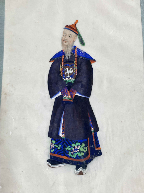 Album of Chinese pith paintings.
