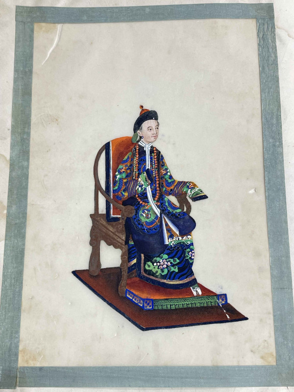 Album of Chinese pith paintings.
