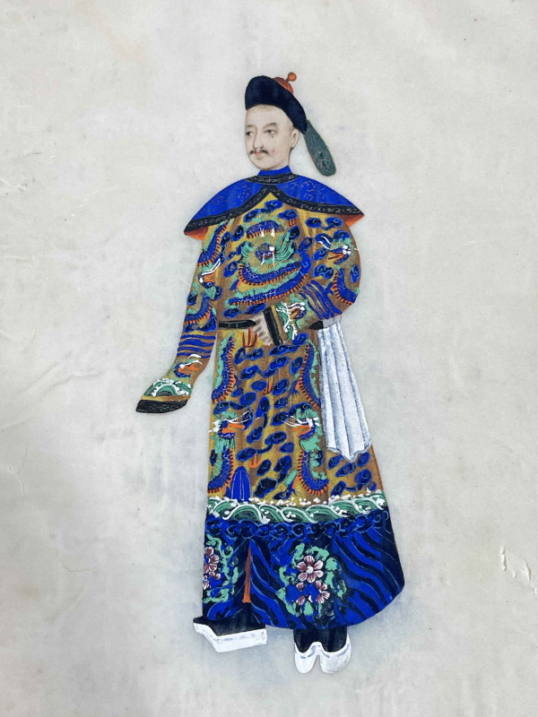 Album of Chinese pith paintings.