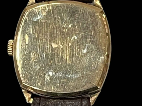 Gold Tudor wristwatch. thumbnail