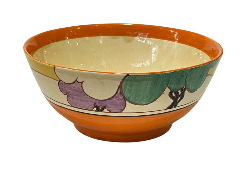 Clarice Cliff Bizarre bowl, 9cm.