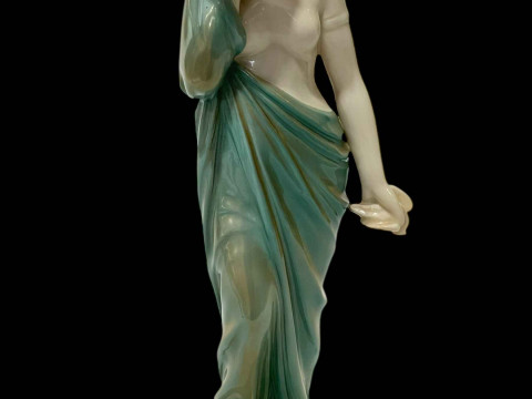Royal Worcester 'Sorrow' figurine modelled by James Hodler, 24cm.