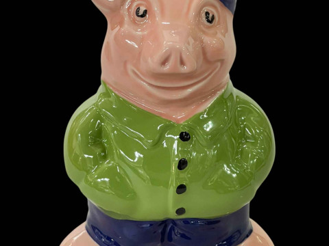 Wade Nat West Cousin Wesley money box with box.