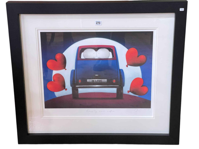 Doug Hyde, Happily Ever After, limited edition giclee on paper, signed, titled and numbered 314/395 in the margin, framed with COA, 75cm by 85.5cm including frame *ARR (Artists Resale Royalty Charge) may apply to this lot*.