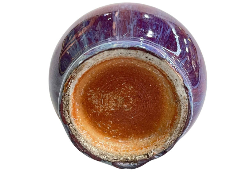 Small Chinese Sang de Boeuf vase, 11cm.