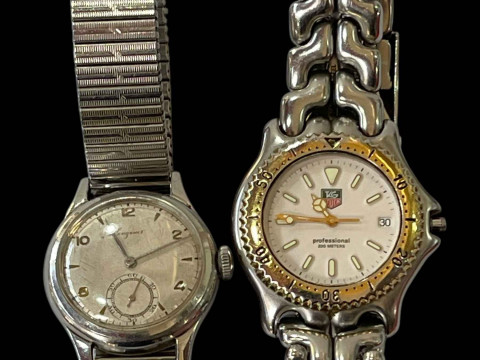 Longines and Tag Heuer wristwatches (2).