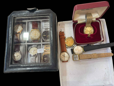 Collection of wristwatches.