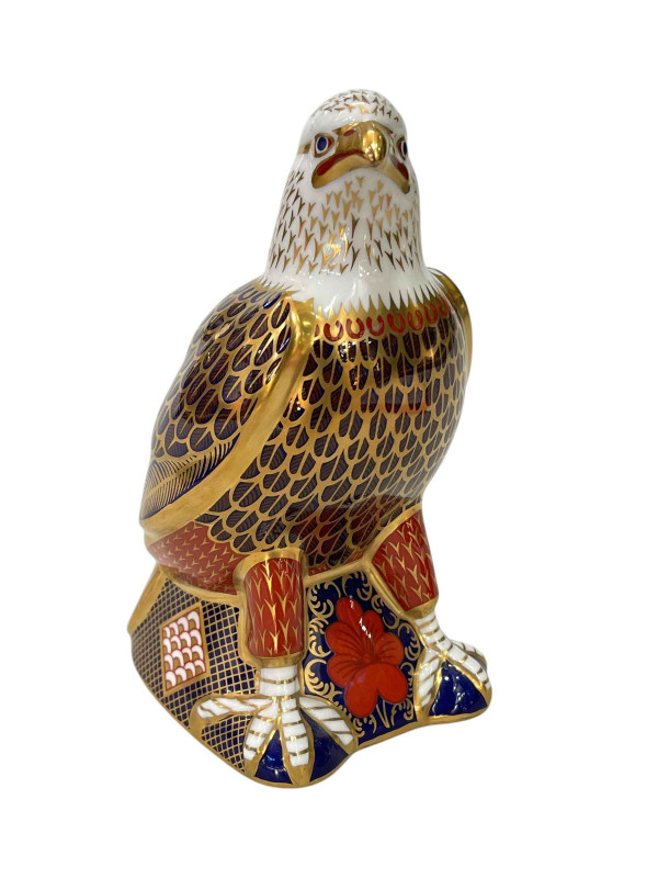 Large Royal Crown Derby eagle paperweight.