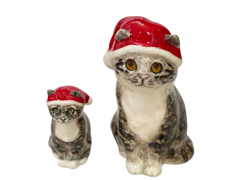 Two Winstanley Christmas Cats.