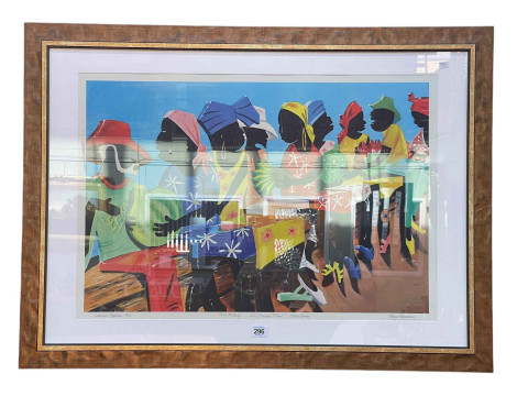 Terry Kneeshaw, Strange Fruit, limited edition print number 3/10, framed,...