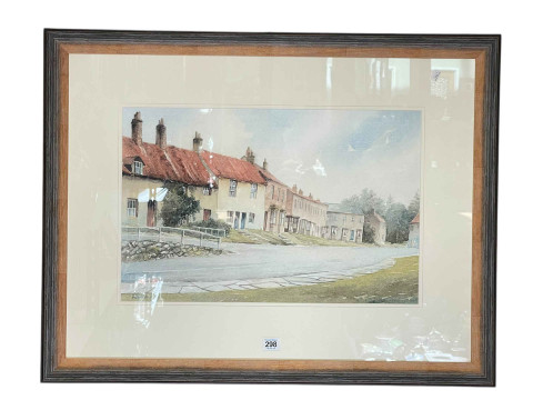 John Urwin, Cockerton, watercolour, signed and dated 89 lower left, 34cm...