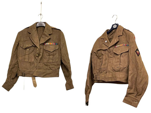 Two military jackets.