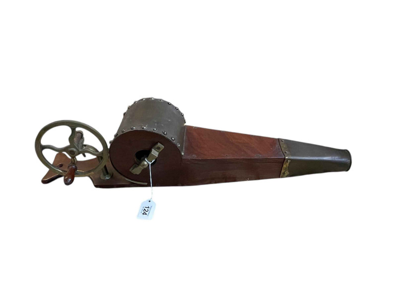 Set of vintage mechanical bellows.