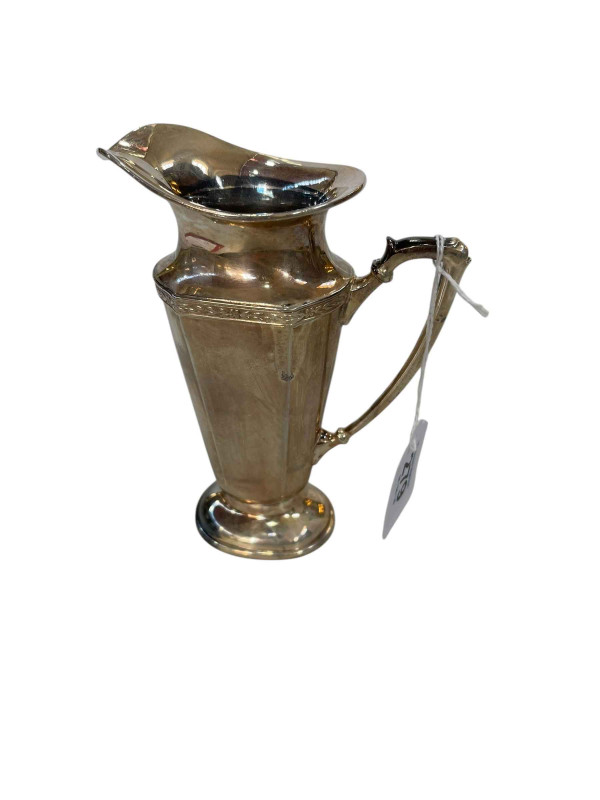 Silver cream jug, Birmingham 1927.