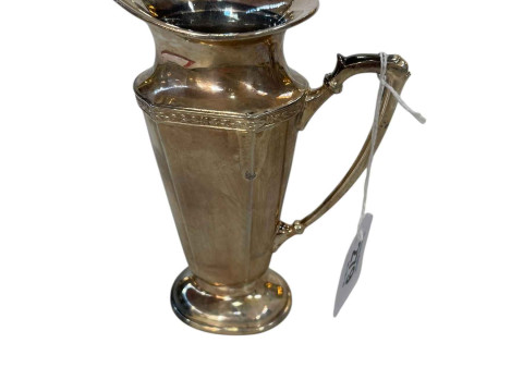 Silver cream jug, Birmingham 1927.