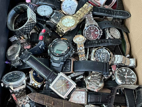 Collection of wristwatches.
