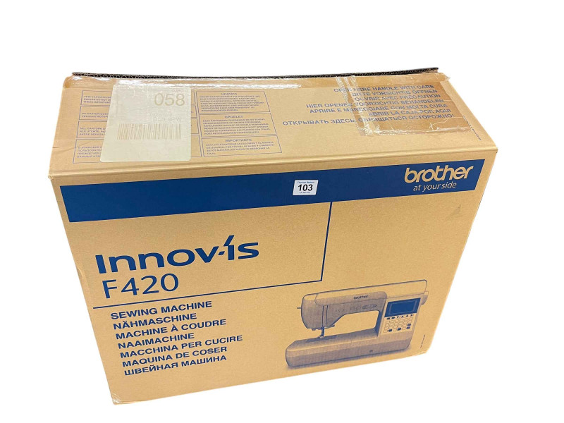 Brother Innovis F420 sewing machine.