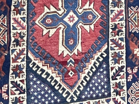 Turkish rug, 1.81m x 1.20m. thumbnail