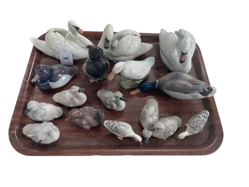 Royal Copenhagen Ducks, Swans, and Cygnets (15).