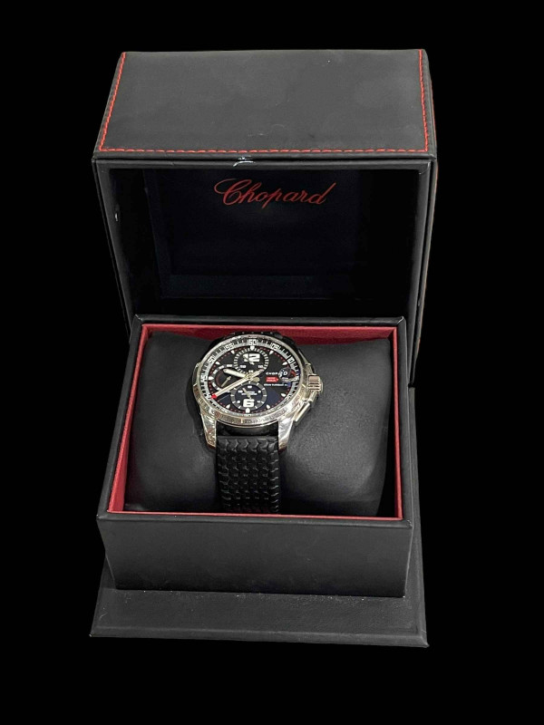 Chopard 1000 Miglia Grand Tourismo wristwatch with box and papers.