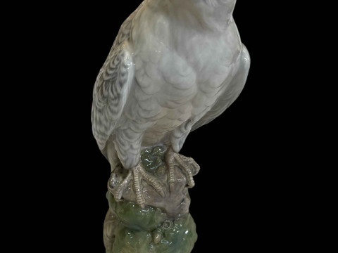 Royal Copenhagen figurine of an Icelandic Falcon designed by Peter Herold,...