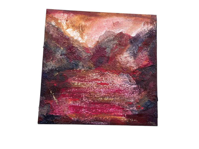 J Rogers, contemporary artwork on canvas, signed and dated 2004, lower right, 60cm by 61cm.