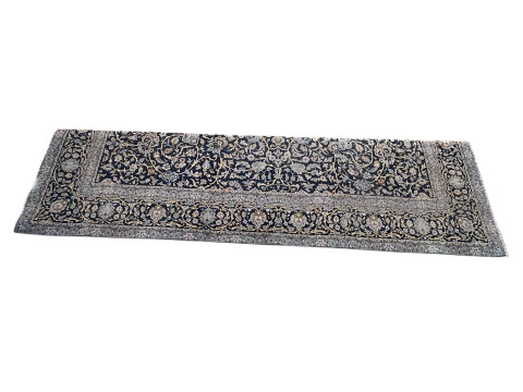 Blue ground Persian carpet 3.50 by 2.84.