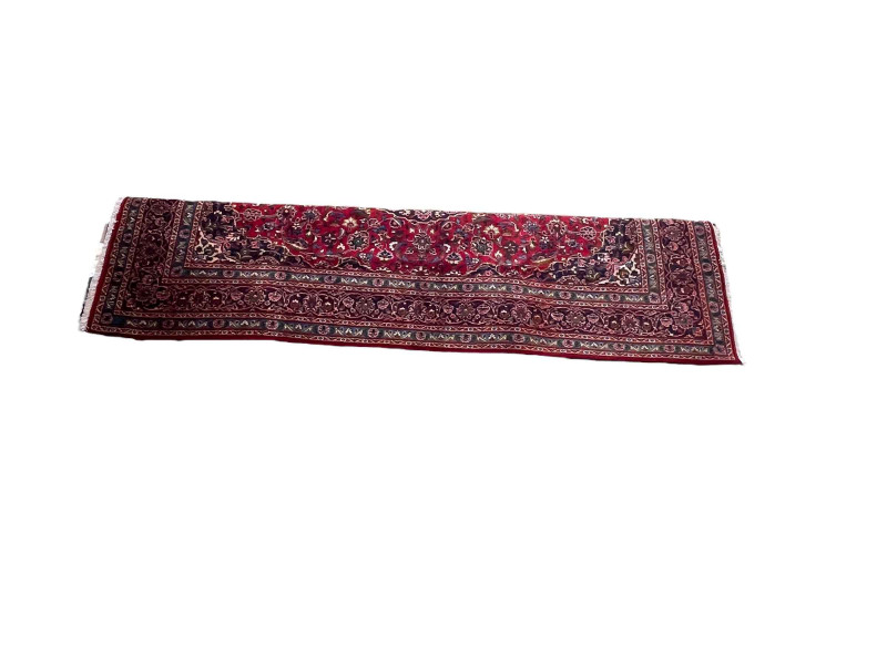 Hand knotted Persian Mashad carpet 3.10 by 2.00.